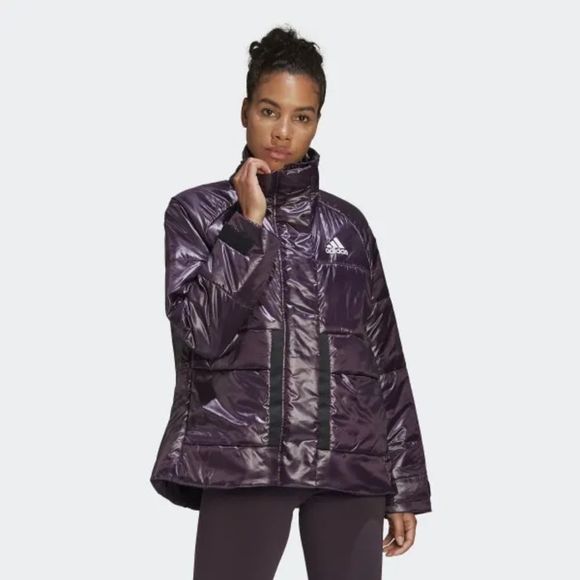 New Adidas Glam On Winter Jacket Size Small - Picture 1 of 16